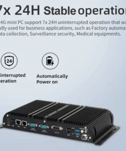 12V/24V/36V Fanless Industrial Mini PC i7 1195G7 GPIO