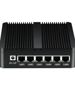 6 Gigabit Ethernet RJ45 J1900 Fanless Firewall Router