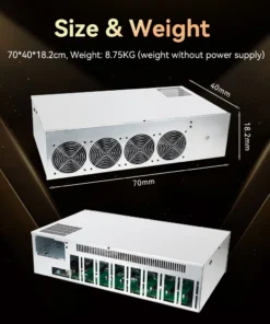 8 GPU Mining Rig Slot Mainframe