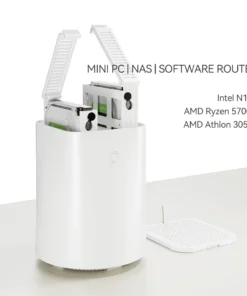 Dual Ethernet NAS Mini PC AMD Ryen 5825U
