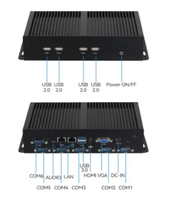 Dual LAN 6COM Intel Core Industrial Mini PC