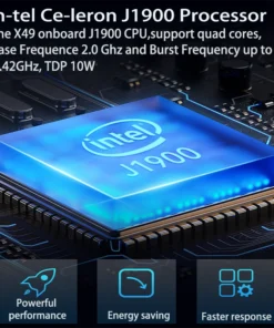 Dual Lan and 2RS232 Fanless Industrial Mini Pc