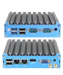 Dual Lan and 2RS232 Fanless Industrial Mini Pc
