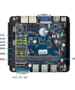 Dual LAN N5100 Fanless Industrial Linux Mini PC