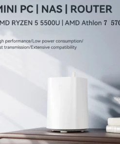 Dual network NAS mini computer 5500U/5700U