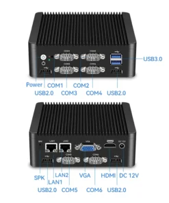 Fanless Industrial Mini PC J4125 RS232 RS485 GPIO
