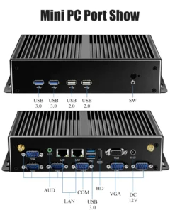 Fanless industrial PC i5 RS485