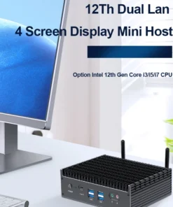 Intel 12th Core i3/i5/i7 Dual LAN Mini PC