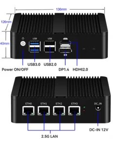 Intel N100 Firewall Router PFsense Mini PC