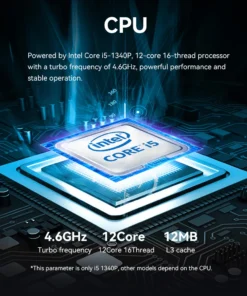 Intel Raptor Lake13 i5-1340P Motherboard