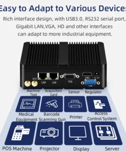 J1900 Quad Core Dual LAN Desktop Mini PC