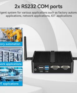 J4125 Dual Ethernet Dual COM Industrial Mini PC