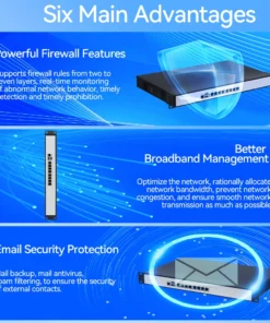 XCY 1U 8LAN Firewall Router