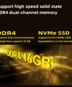 XCY AMD Ryzen 5 5600U DDR4 Mini PC